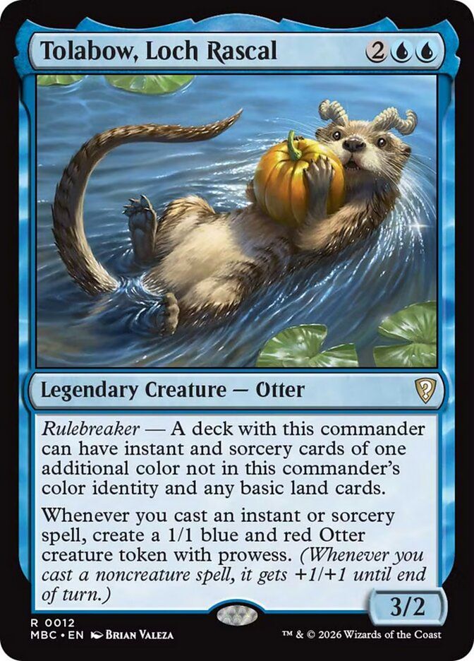 mtg otter commander deck list Qindaiwen Card Box for Trading Cards, Deck Box Fits 100+ Single Sleeved Cards, PU Leather Strong Magnet Card Deck Case Holder for Magic TCG CCG, Pattern Otter deck building with Tolabow,