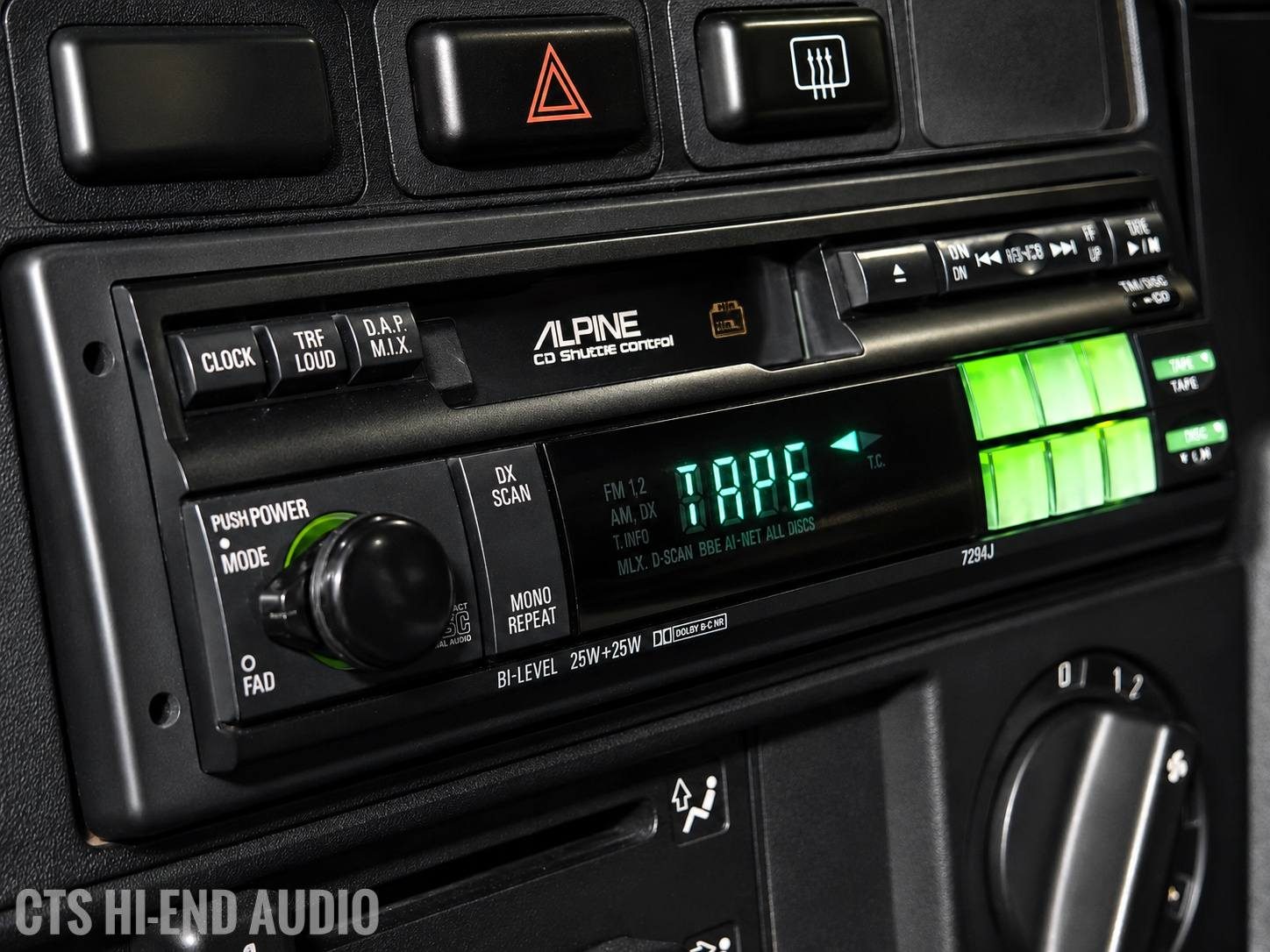 🚗ALPINE 7294J install in Classic car BMW E30 Coupe