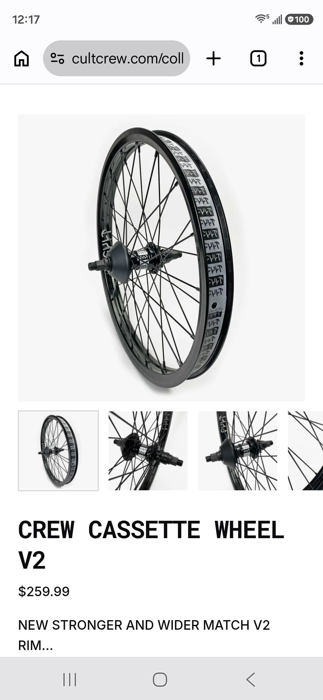What are the pros and cons of Cult V2 BMX wheels?