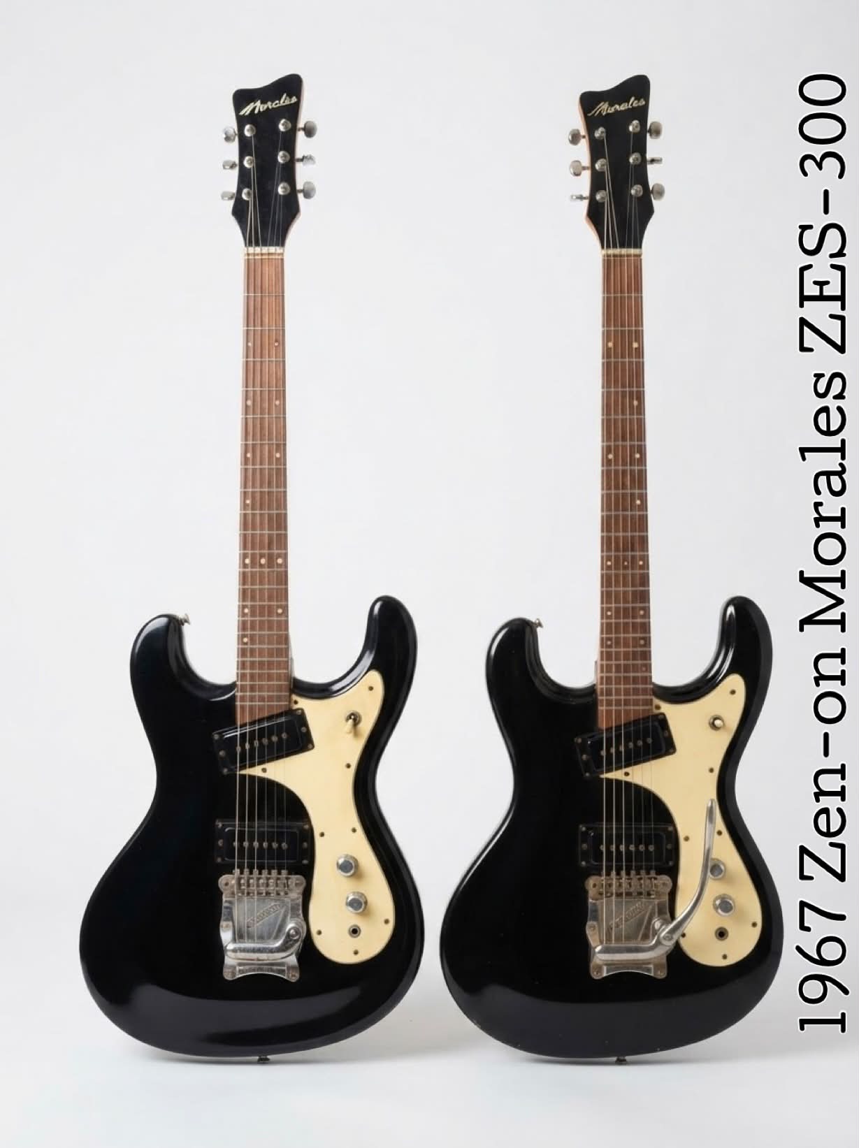 Restored Zen-On Morales ZES-300 guitars with maintenance