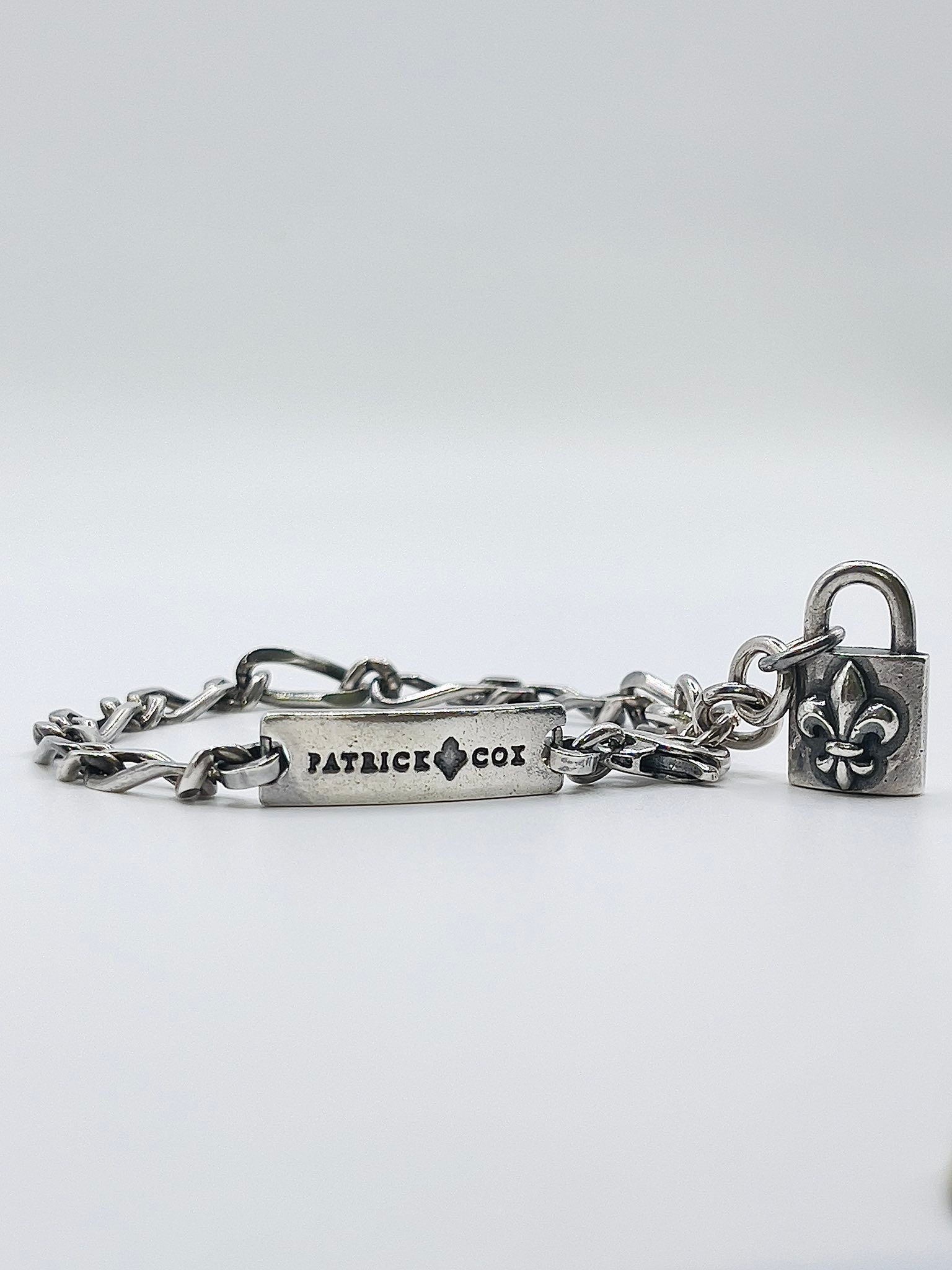 ???????「 Patrick Cox 」Figaro Bracelet Silver.925