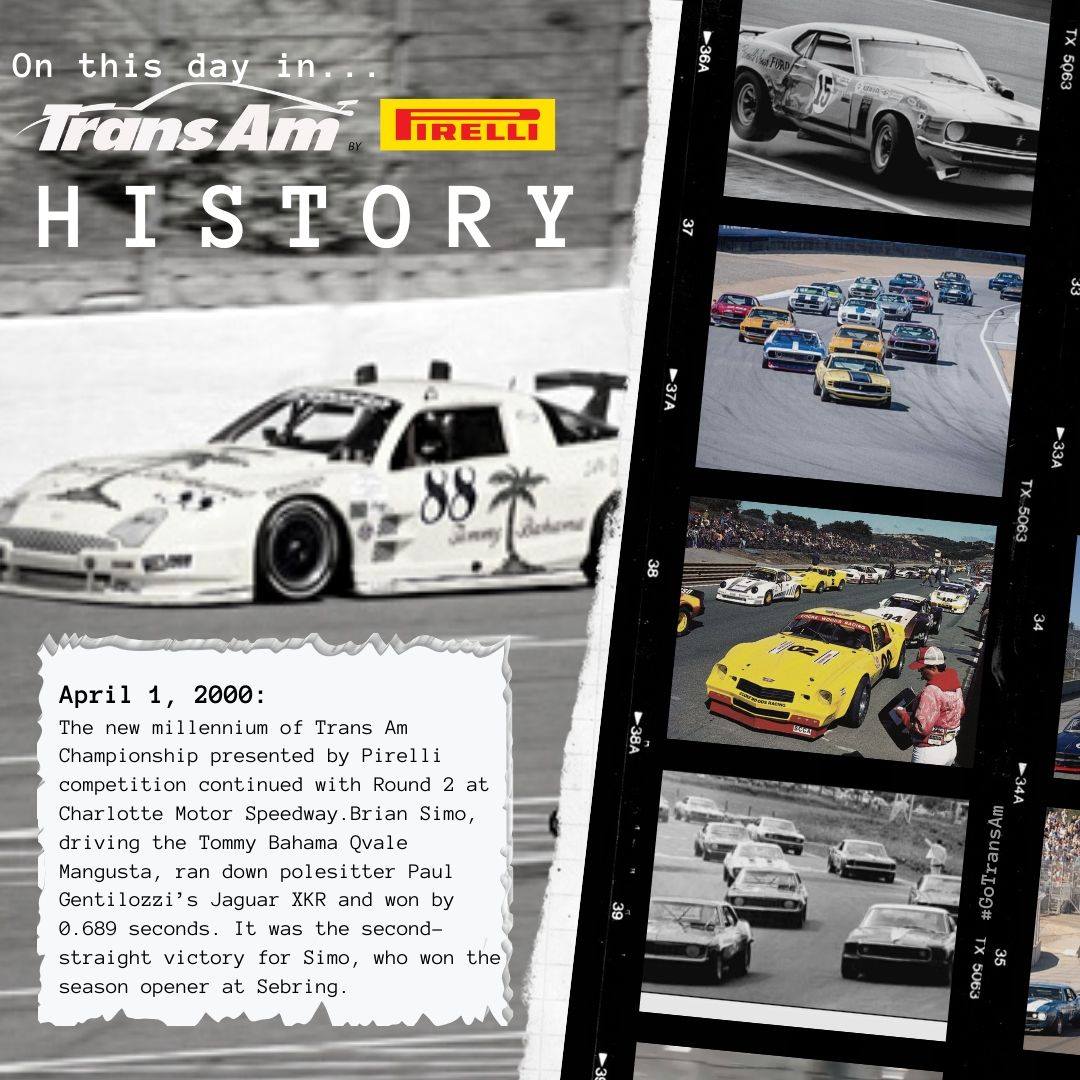 On this day in... - The Trans Am Series presented by Pirelli | Facebook