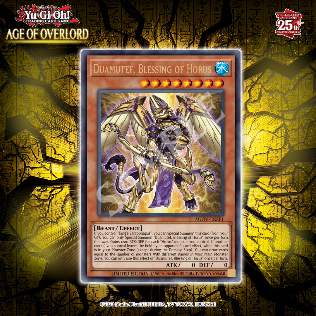 TCG Age of Overlord The new Xyz monster Ultra Rare