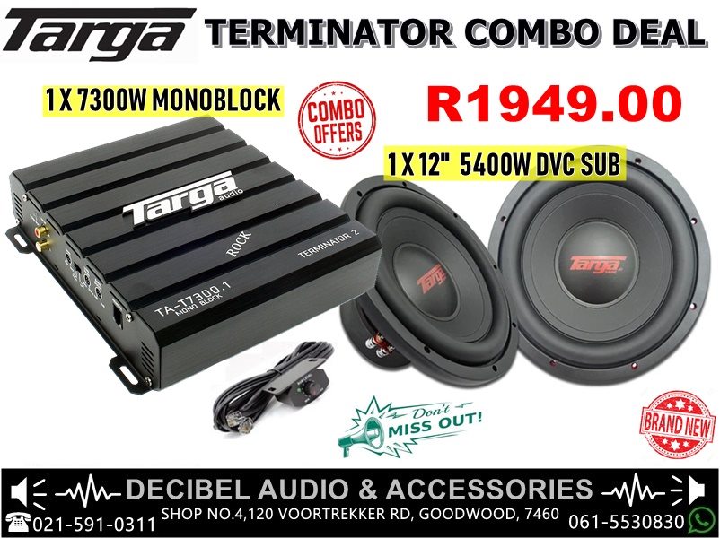 Decibel - 𝐓𝐀𝐑𝐆𝐀 𝐓𝐄𝐑𝐌𝐈𝐍𝐀𝐓𝐎𝐑 𝟐 𝐂𝐎𝐌𝐁𝐎 𝐃𝐄𝐀𝐋 𝐖𝐇𝐀𝐓 𝐘𝐎𝐔 𝐆𝐄𝐓? 𝟏 𝐗 𝐓𝐀𝐑𝐆𝐀 𝟕𝟑𝟎𝟎𝐖 ...