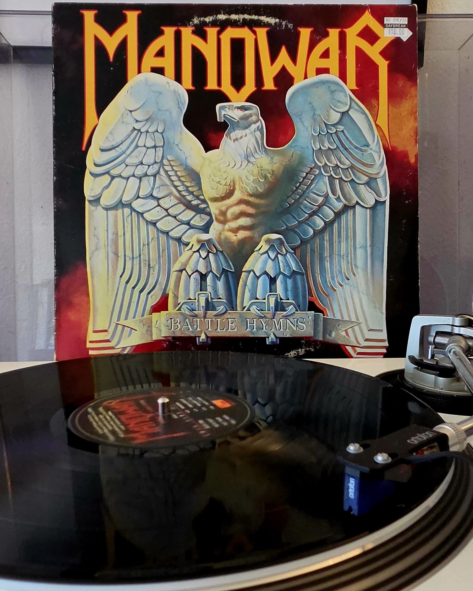 Manowar Battle Hymns 1982 vinyl record for sale