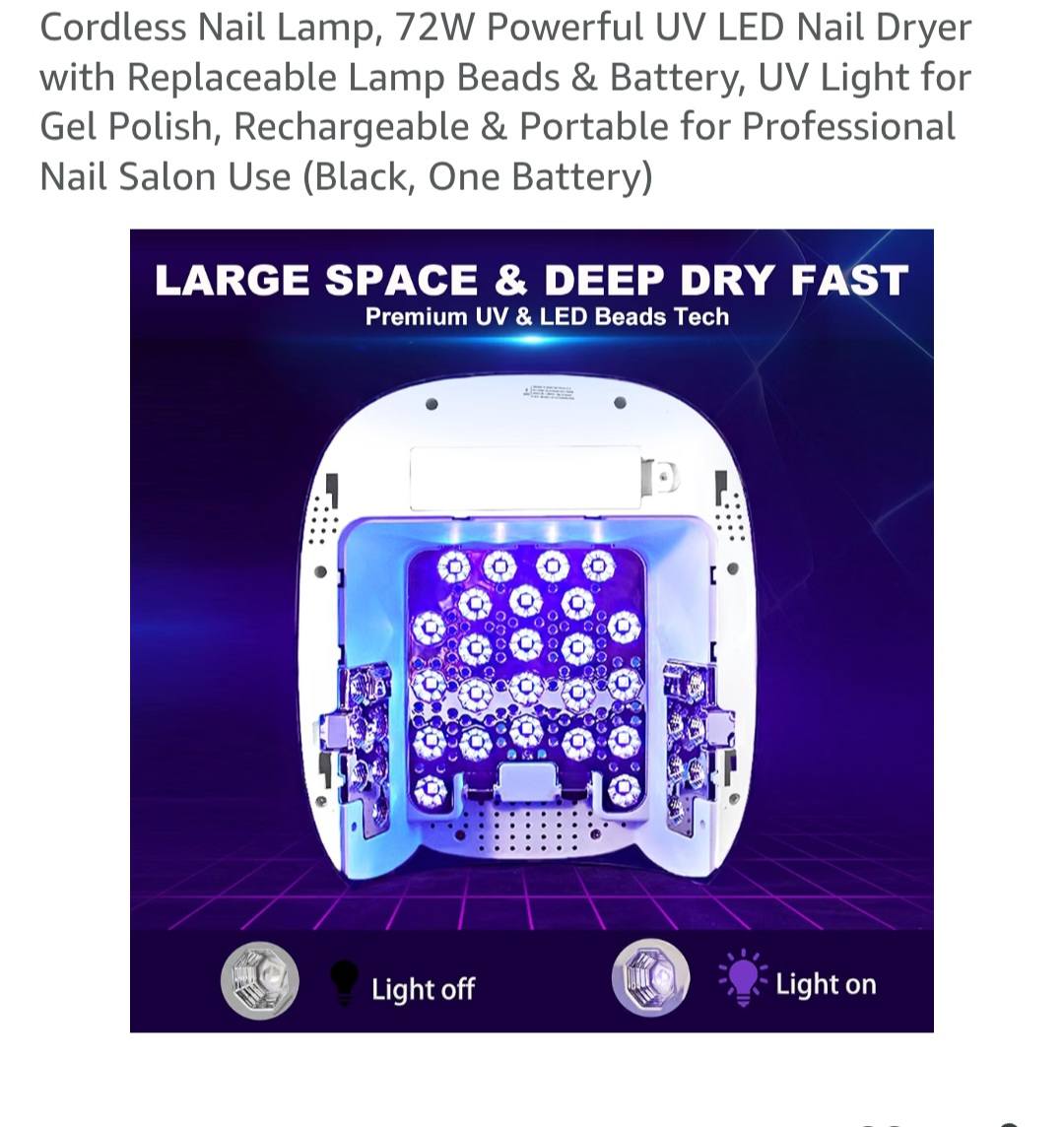 Professional salon-quality IBD Jet 5000 gel nail curing lamp
