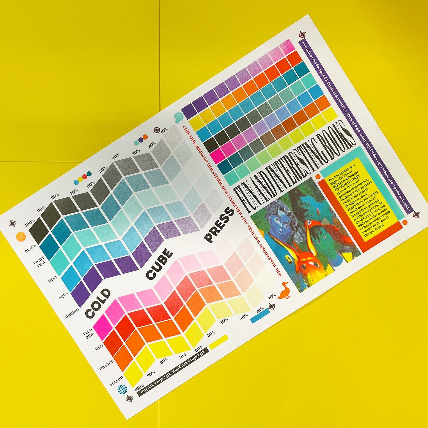 Cold Cube Press - New color chart for the cubers out there... | Facebook