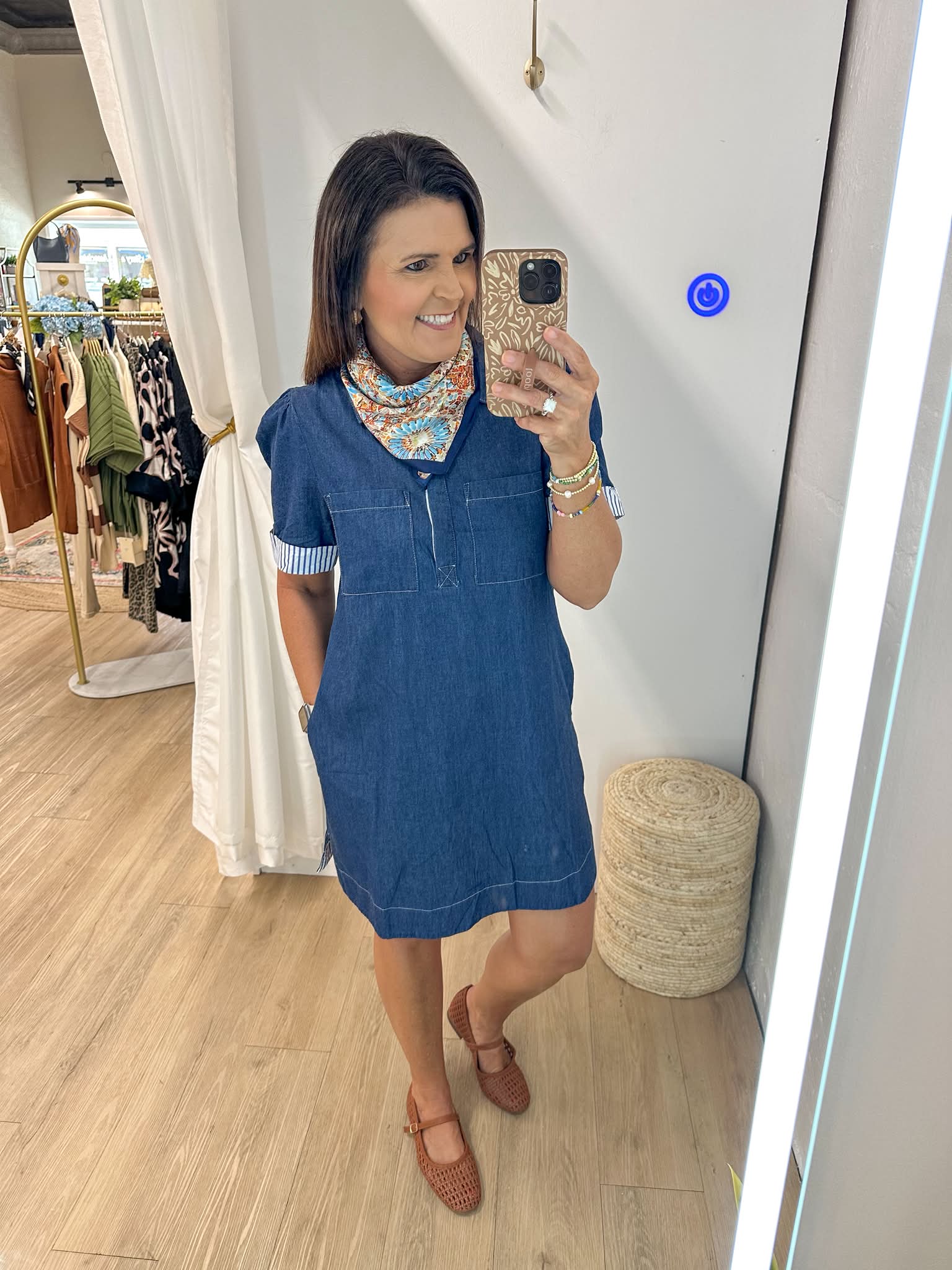 georgette dress designs Isla MasterSku:DN5D9002 Size:EU42/US9 festive celebrations Isla Dark Wash Denim