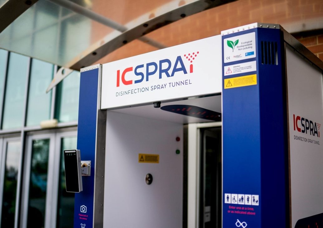 IC Spray Ltd - The IC Spray Disinfection Spray Tunnel is...