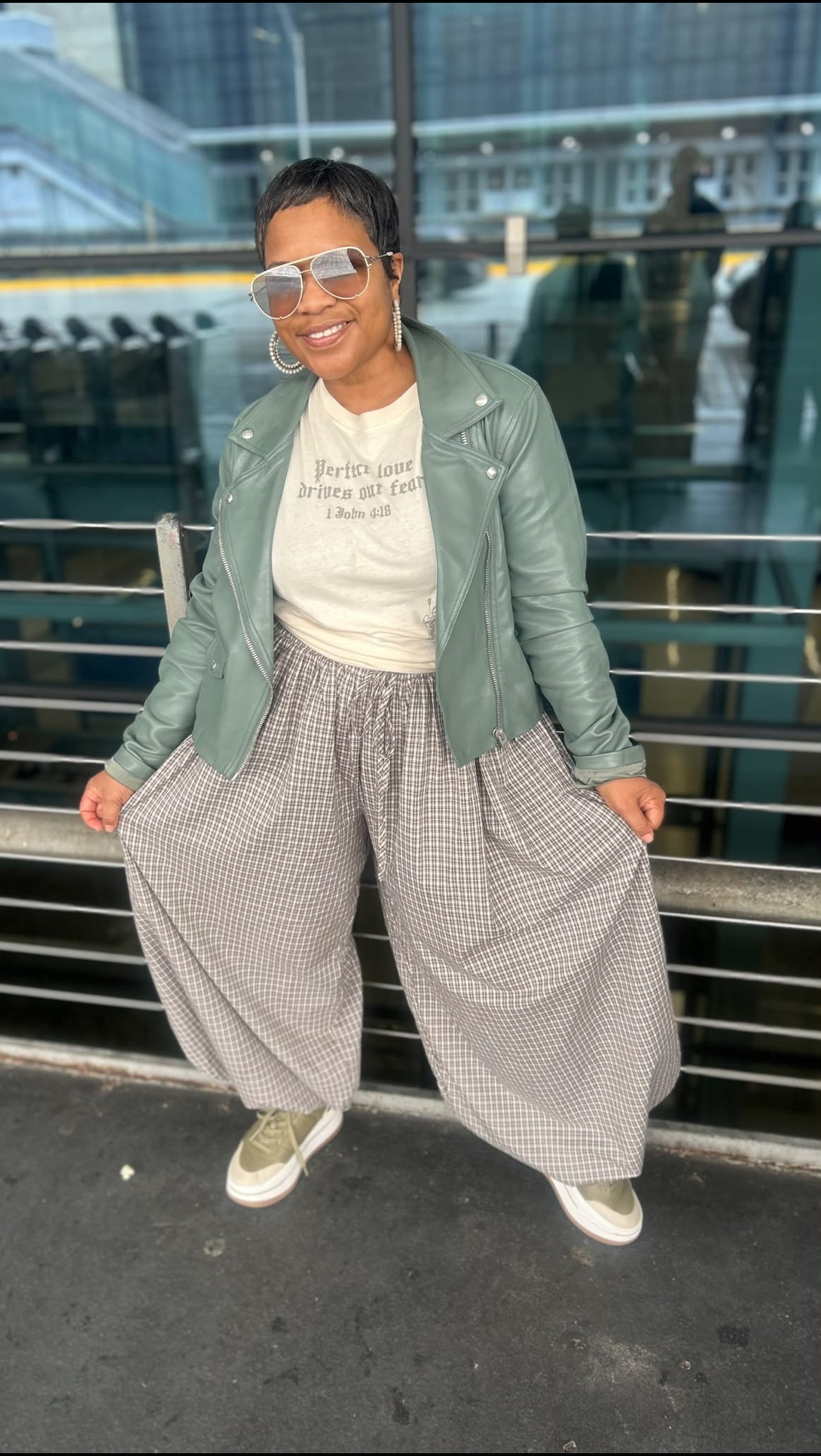 ross dress for less leather jackets Fashion can be affordable and adorable ☺️ 💕☀️🦋🎢 You can be covered and cute 🤎 You can look your best for Less Jacket Graphic TShirt Pants ——————————— #Ross #fashion #ootd #lotd DT_SHEATH DRESSES