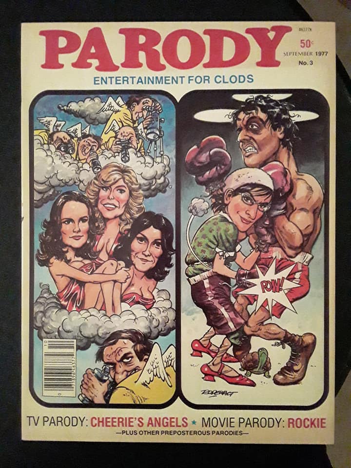 Funny magazine page fold discovery in 1973