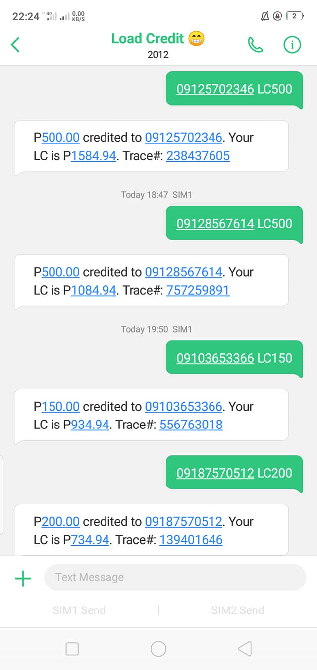 Telepreneur corp -1 sim load to all network