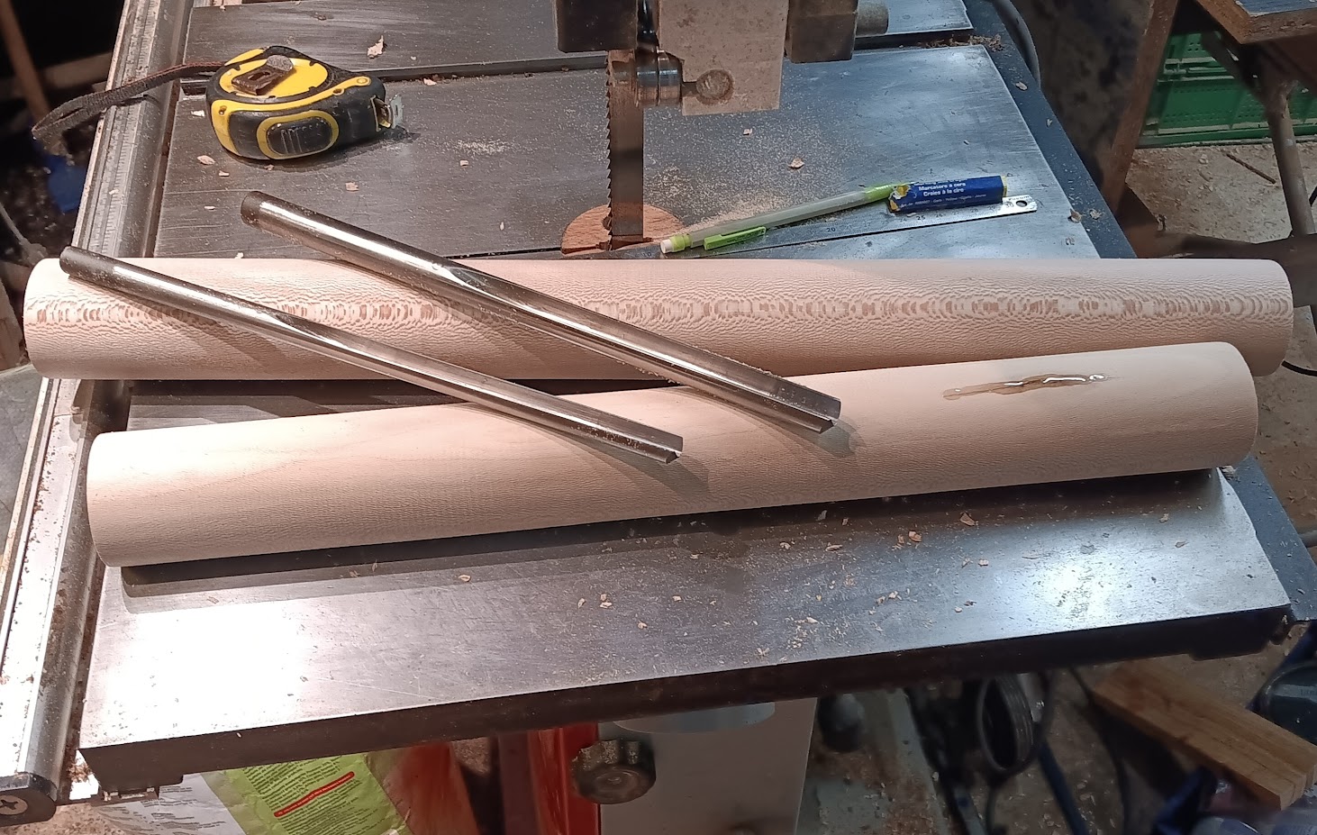 Lot De 10 Manches En Bois De Hêtre 22 Mm × 180 Cm – Tête Ronde, Idéal Balai, Outils Jardin & Ménage