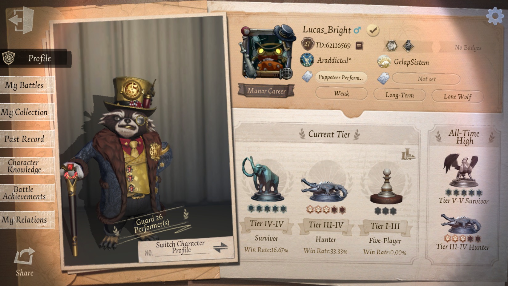 Identity V Corner Indonesia | salam kenal, beneran baru main pas akhir ...