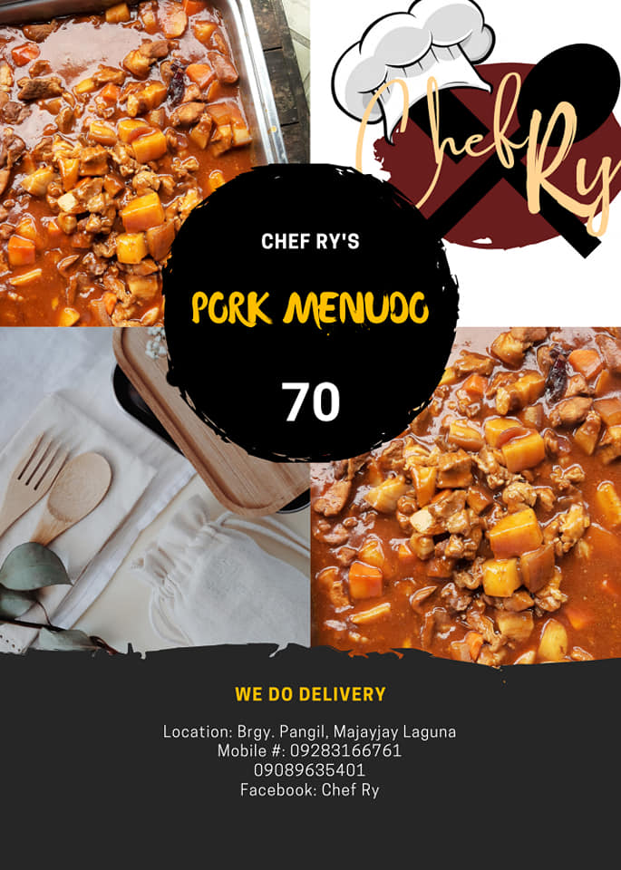 Chef Ry - 🥗MENU FOR TODAY🥗 July 7, 2021 🥘...