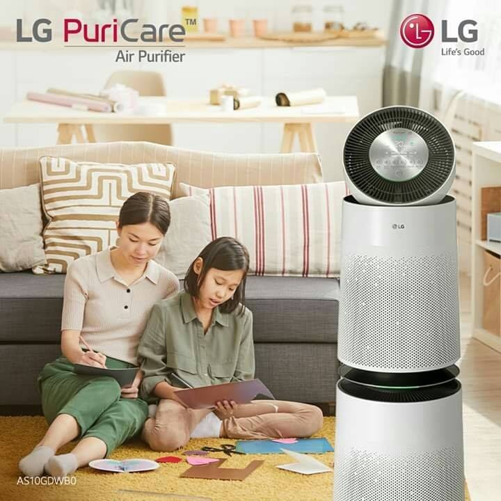 LG - Cleanse your indoor air with LG PuriCare™ Air Purifier that ...