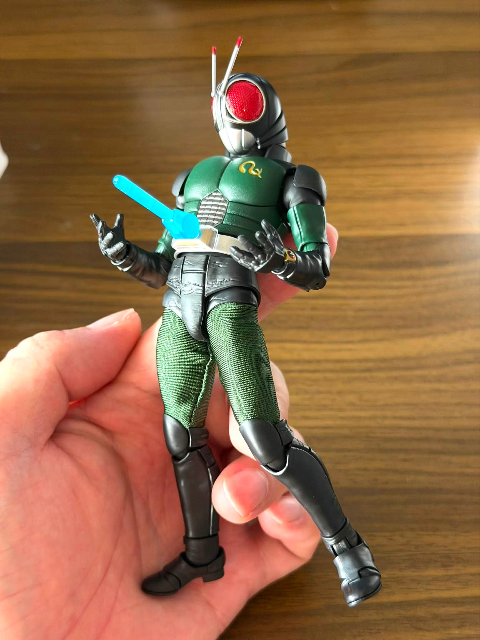 S.H.Figuarts 仮面ライダーBLACK SKC Black RX. Your childhood hero, and Bandai's latest experiment. 🌚
