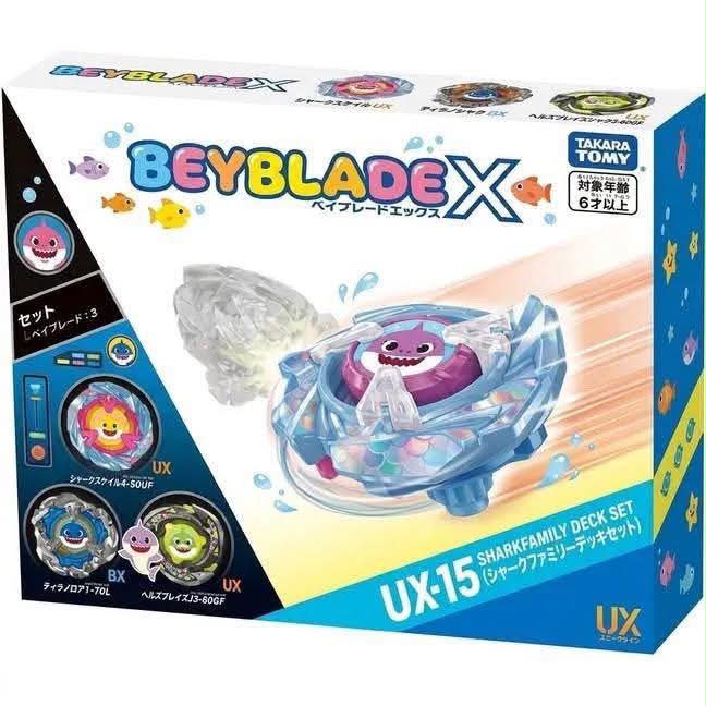 Beyblade X UX-15 Shark Family Deck Set details