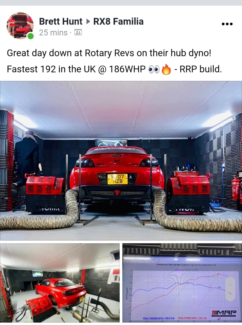 A Previous customer has been on... - Ryan Rotary Performance | Facebook