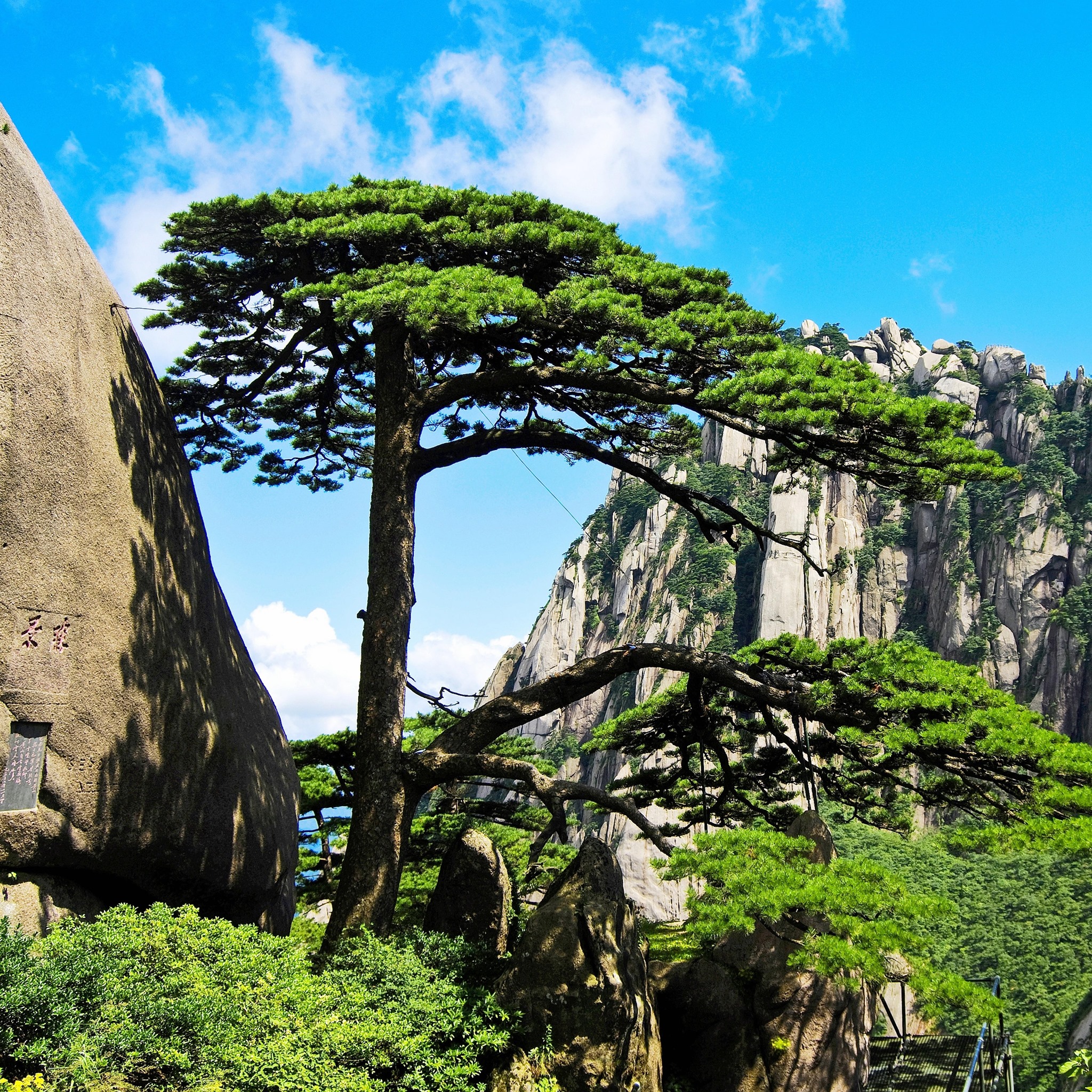 Mount Huangshan's sea of clouds is constantly in motion. Mist rises ...