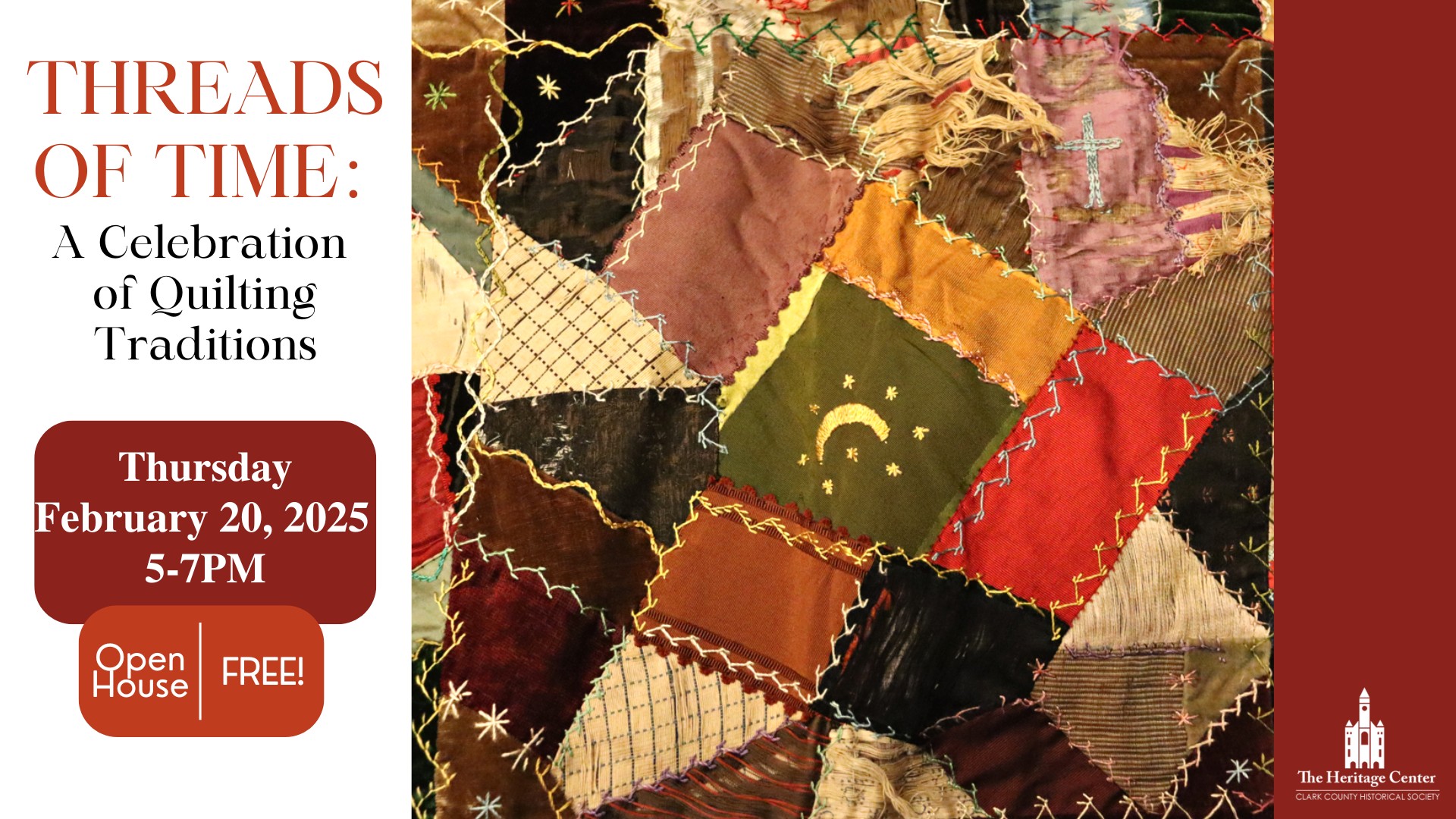 Threads of Time: A Celebration of Quilting Traditions - Open House ...