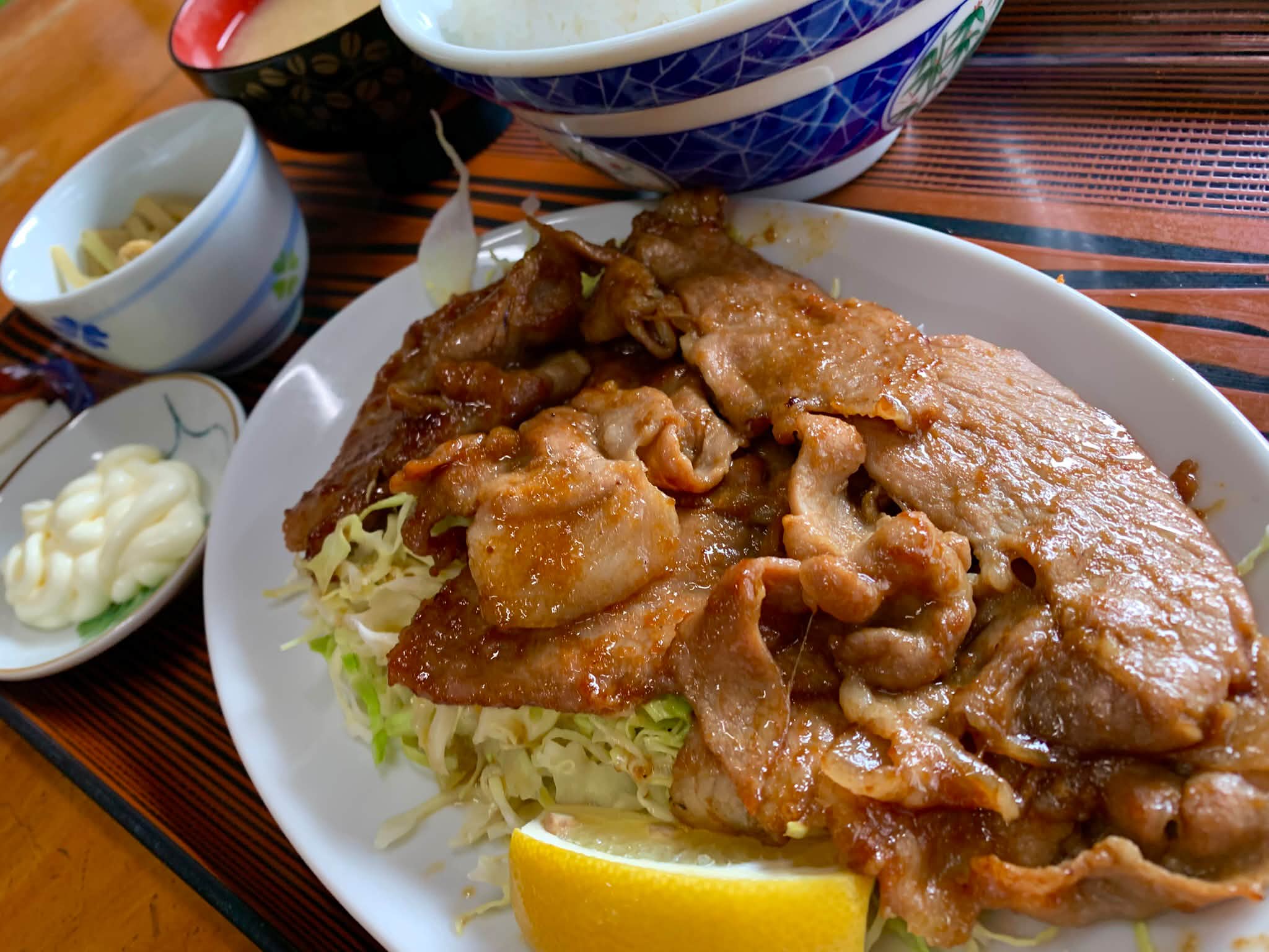 会津若松「ブルドック」にてもつ煮込みラーメンセット1000円 初訪です