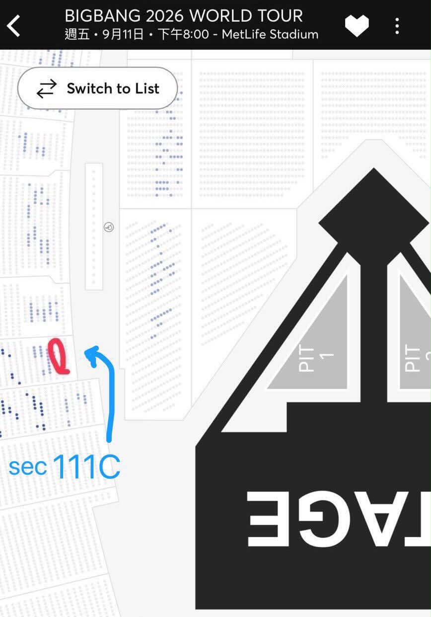 BIGBANG TOP 豪華セット売り Bigbang 9/11 NJ concert ticket for sale