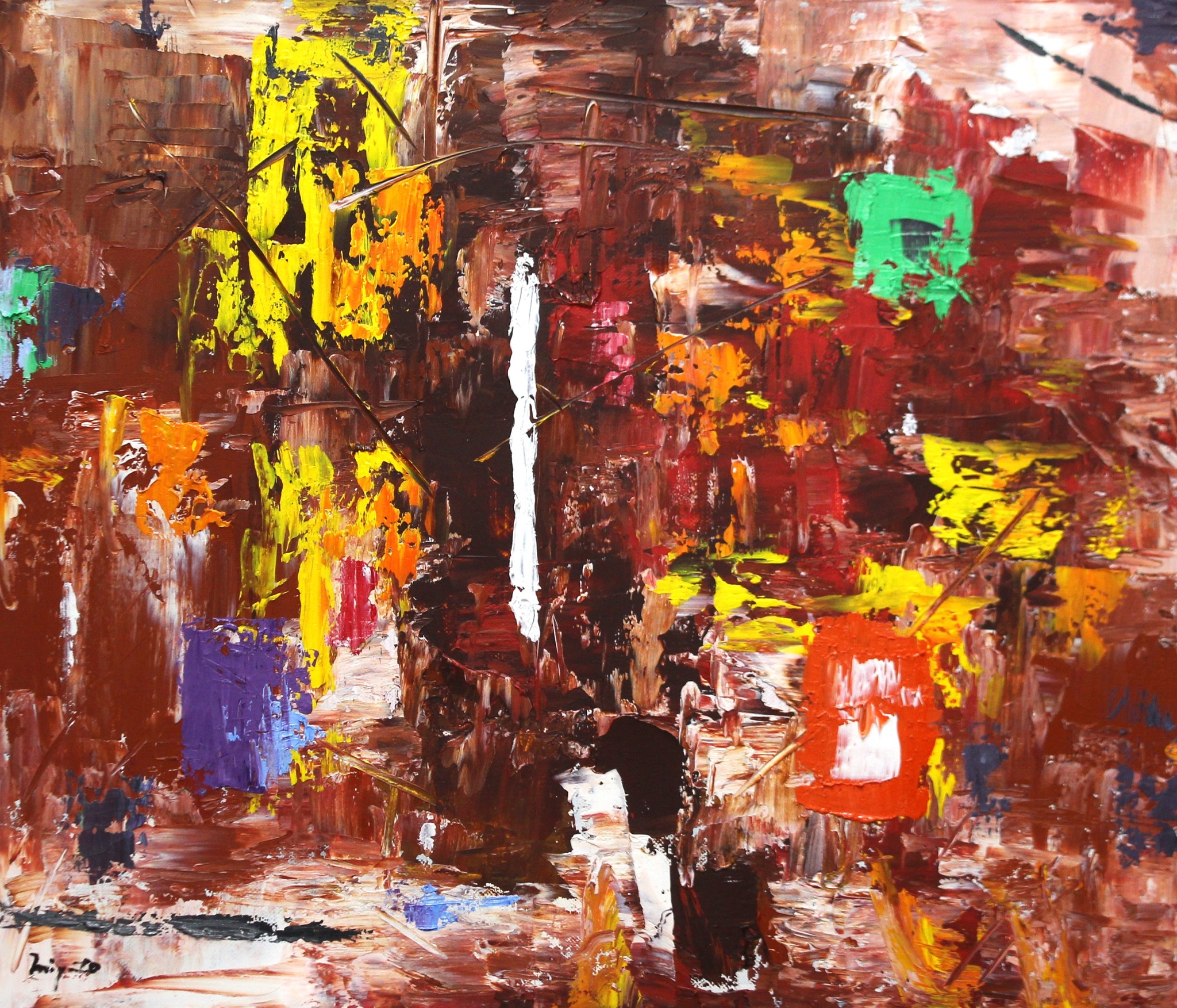 Hiroshi - acrylic on paper 41 ×32 cm