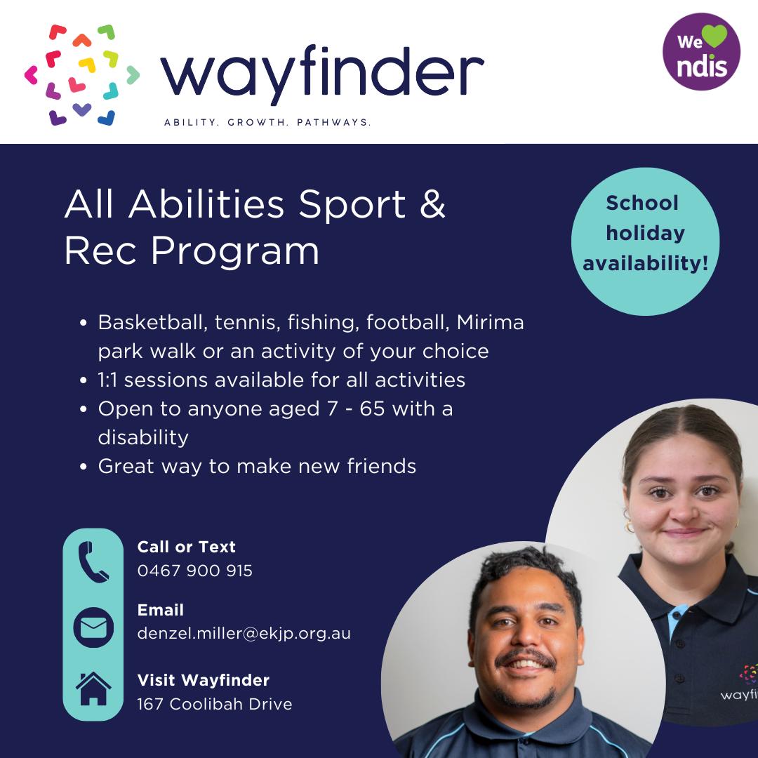 Wayfinder - 🔊 School Holiday Availability for Wayfinder's All Abilities ...