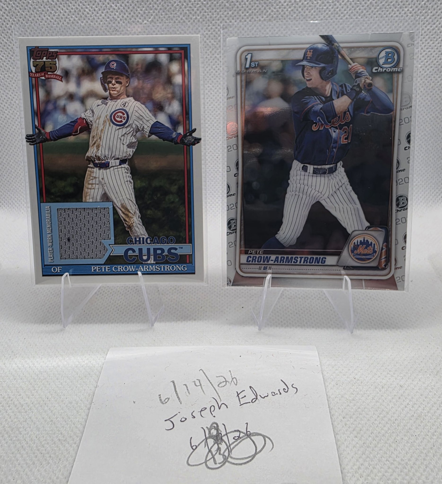 ? PETE CROW ARMSTRONG - CHICAGO CUBS STUD - 4 HOUR AUCTION 