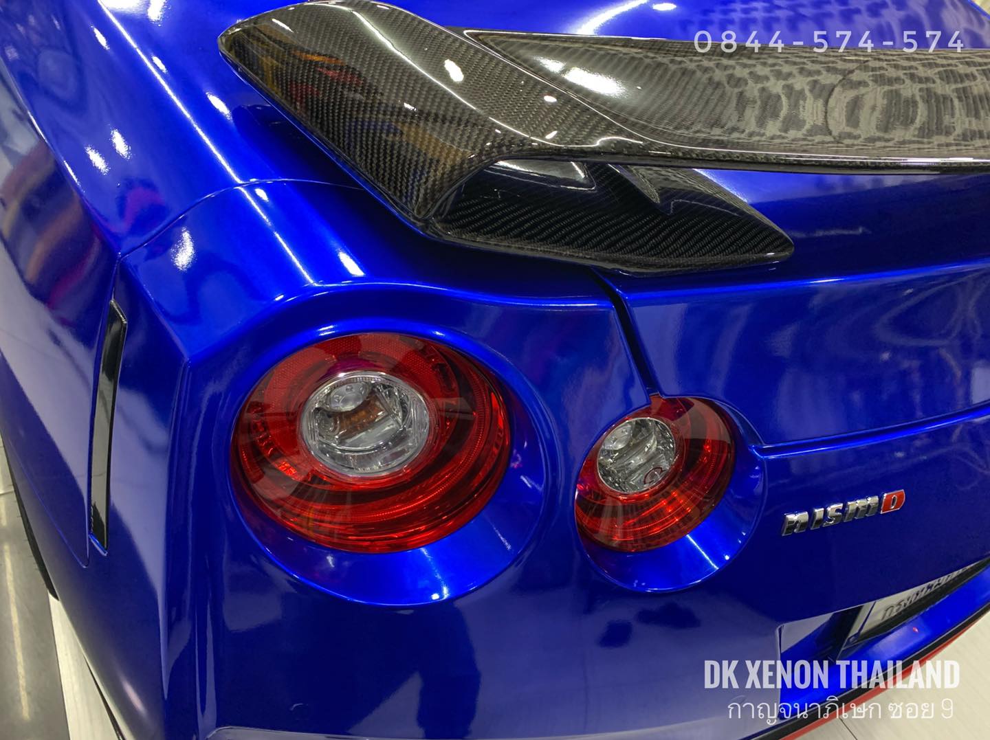 Nissan gt-r R35 Wrapped Deep blue... - DK Xenon Thailand
