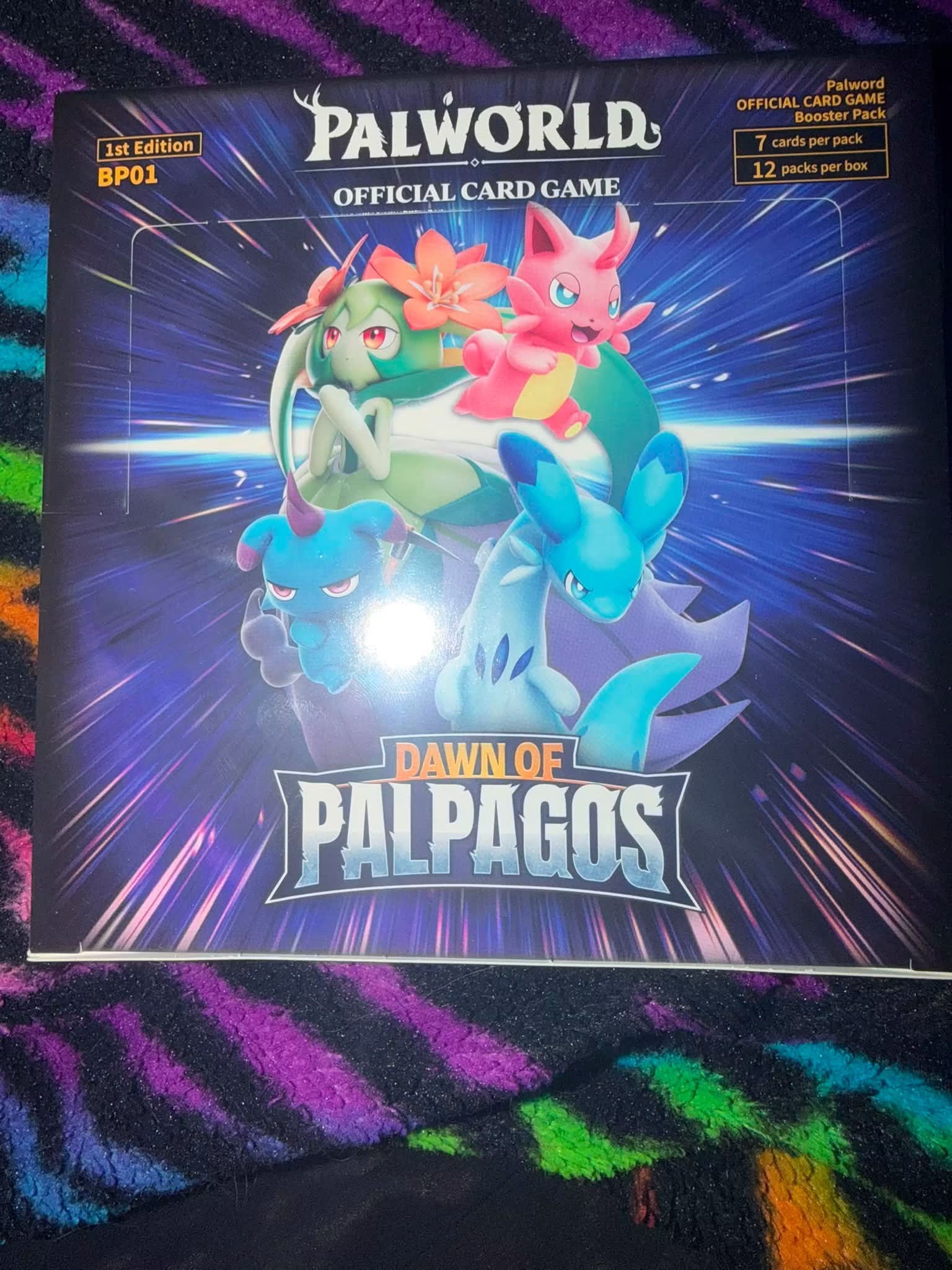 What does 1st edition mean on Palworld TCG packs?