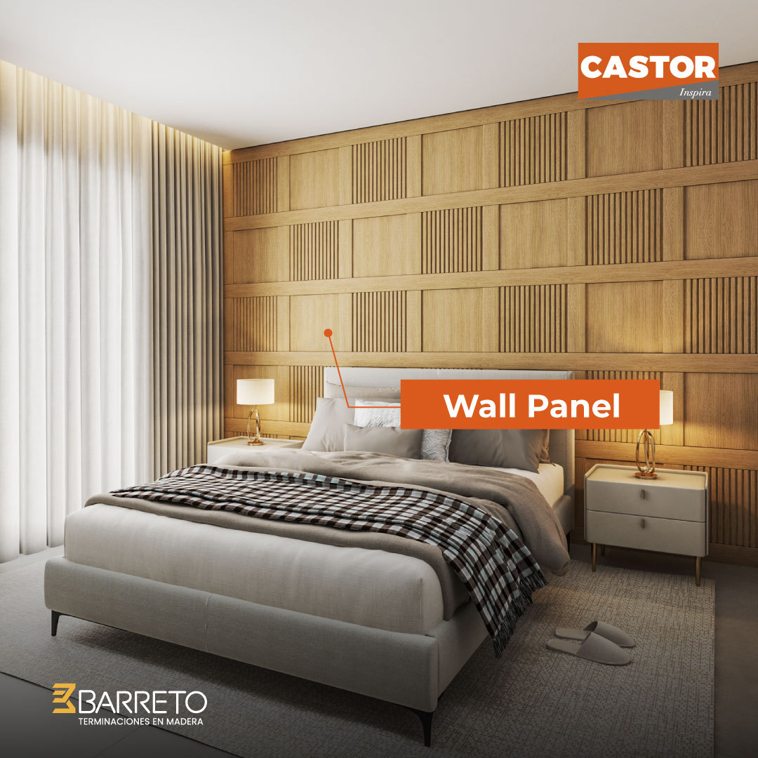 Castor - ¡Wall Panel para tus dormitorios! Puedes optar...