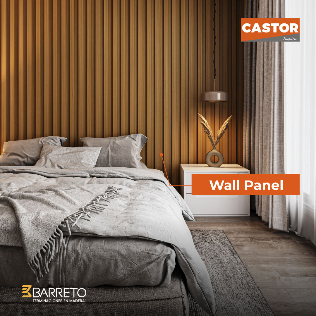 Castor - ¡Wall Panel para tus dormitorios! Puedes optar...