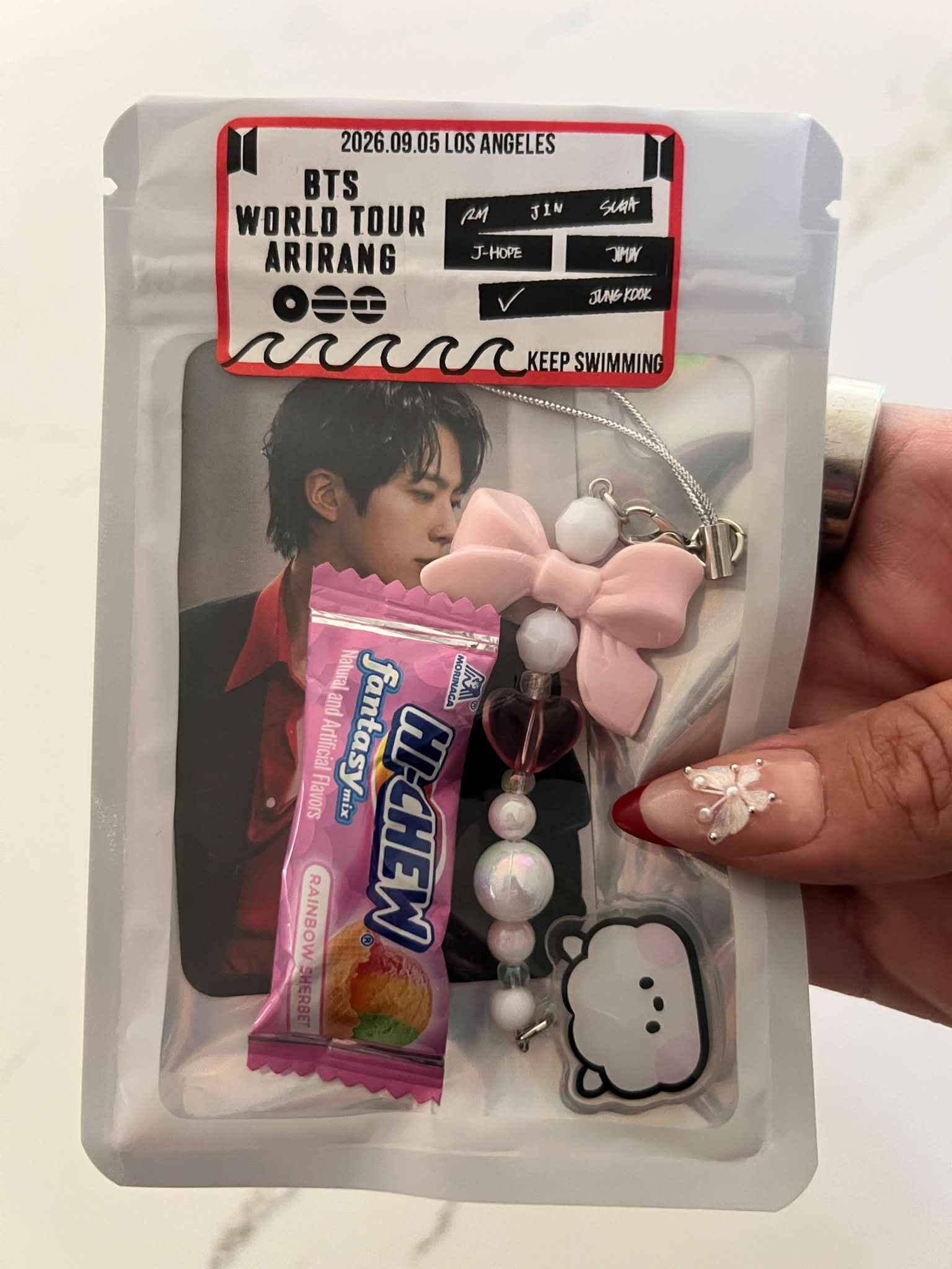BTS Army members receive freebies in Los Angeles