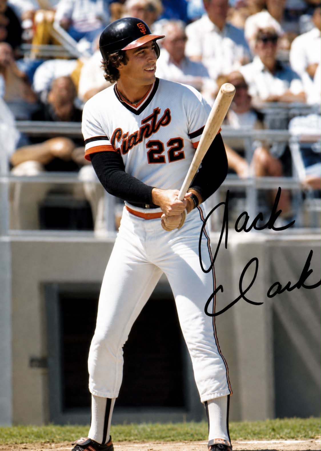 Jack Clark with the Giants. He spent 10 seasons with the Giants