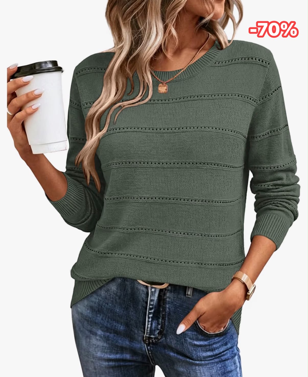 60% off women's pullover!! perfect for fall! use coupon + code