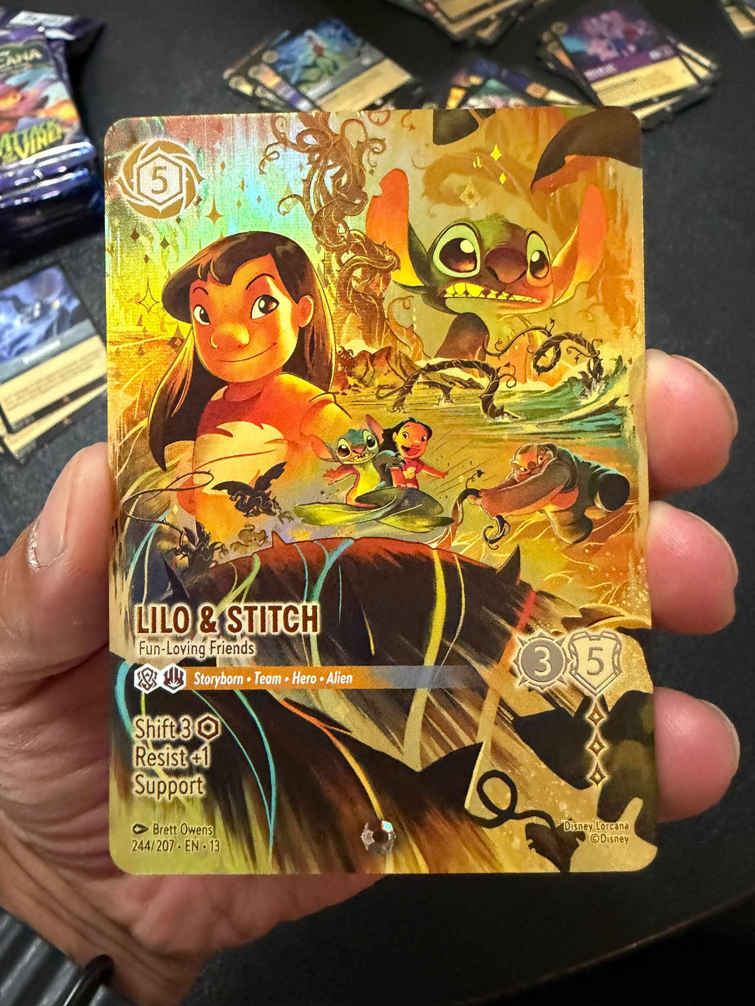 Found rare Disney Lorcana TCG card