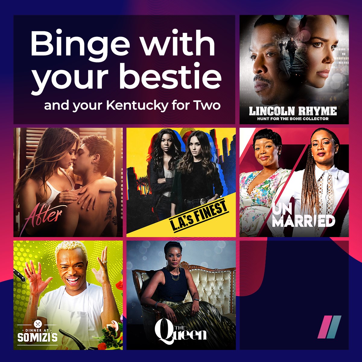 Showmax - Grab your Kentucky For Two for R99,90 and get a...