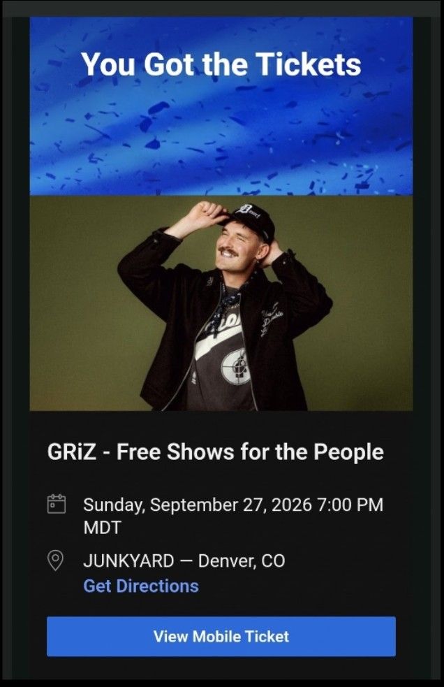 Join a group for Griz 1pm show in Denver