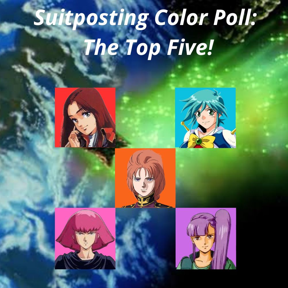 Gundam Mobile Suitposting | Suitposting Female Color Polls: Top Five ...