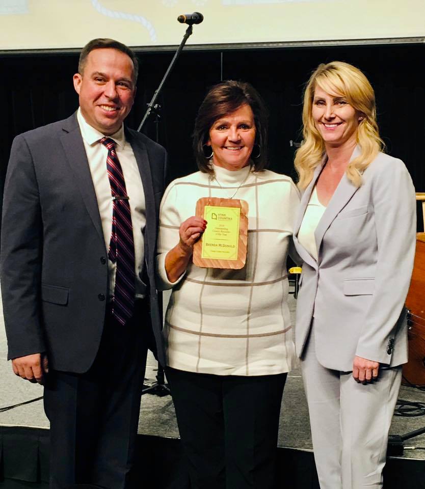 Uintah County - Uintah County Recorder Brenda McDonald was...