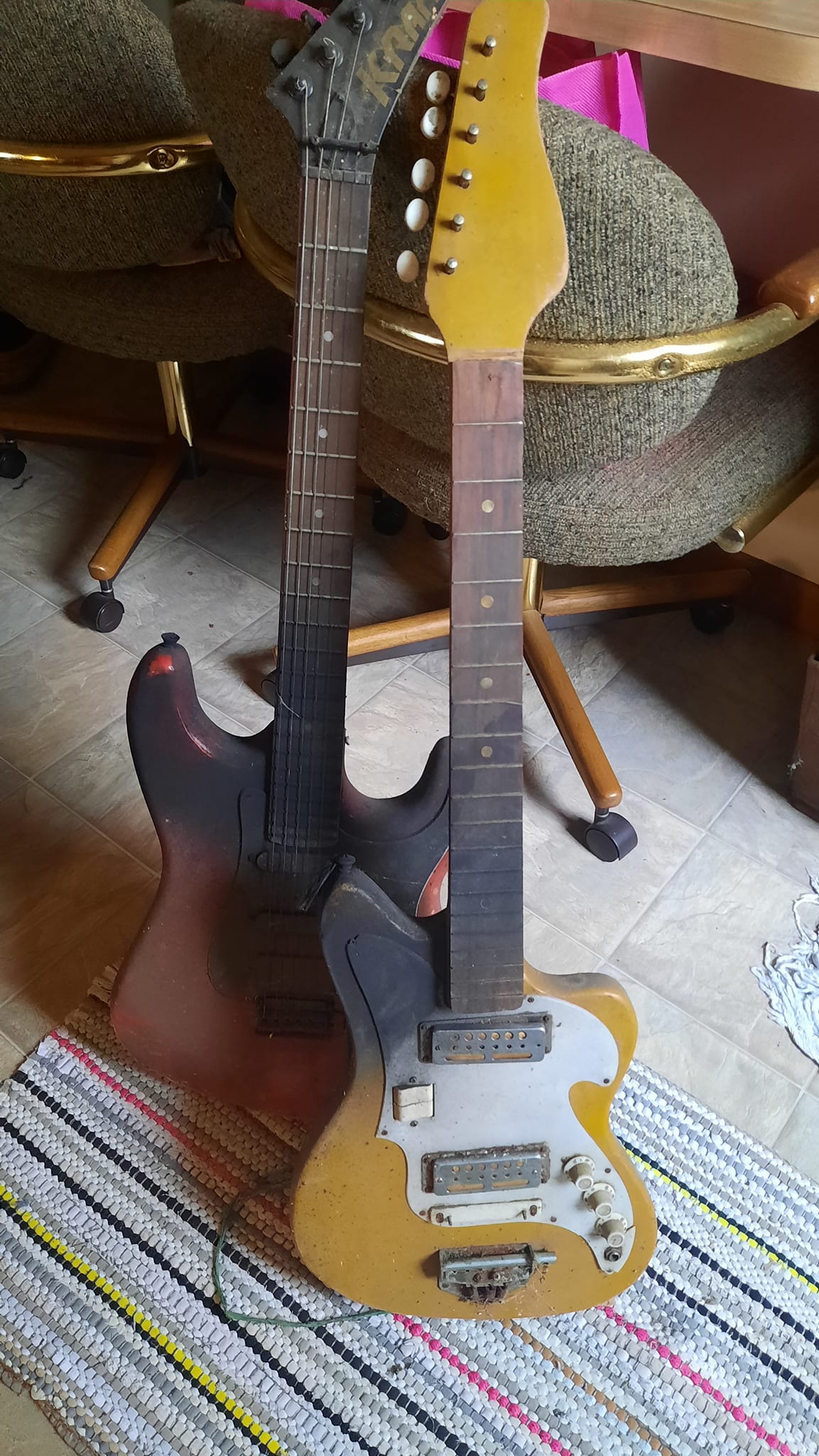 Restoring a Kramer ZX30H and a no-name guitar