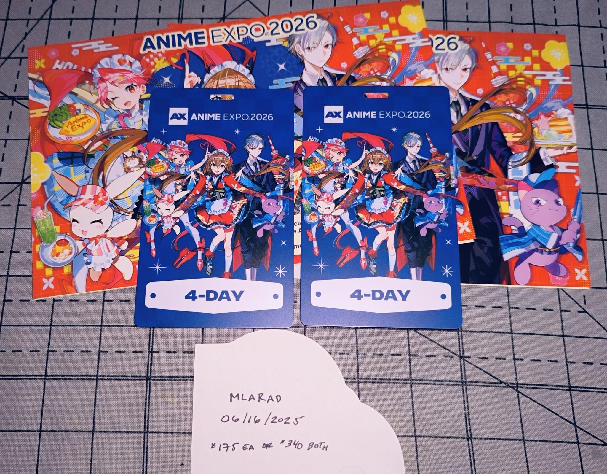 Anime Expo 2026 4-day badges for sale | San Diego, CA