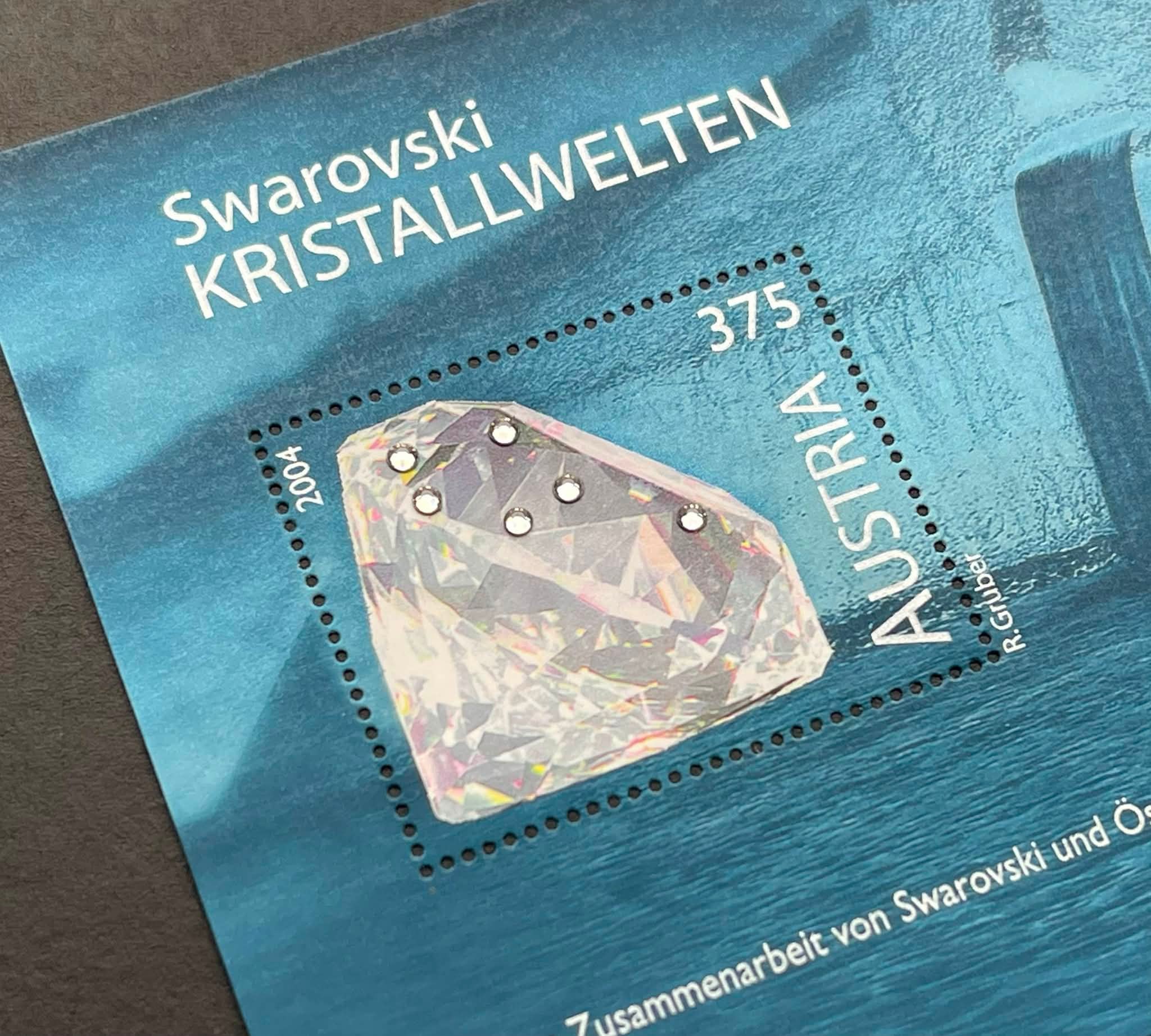 Y7902｛2807｝ 2004 Austria 🇦🇹 Crystal Ms #MNH 《施华洛世奇水晶