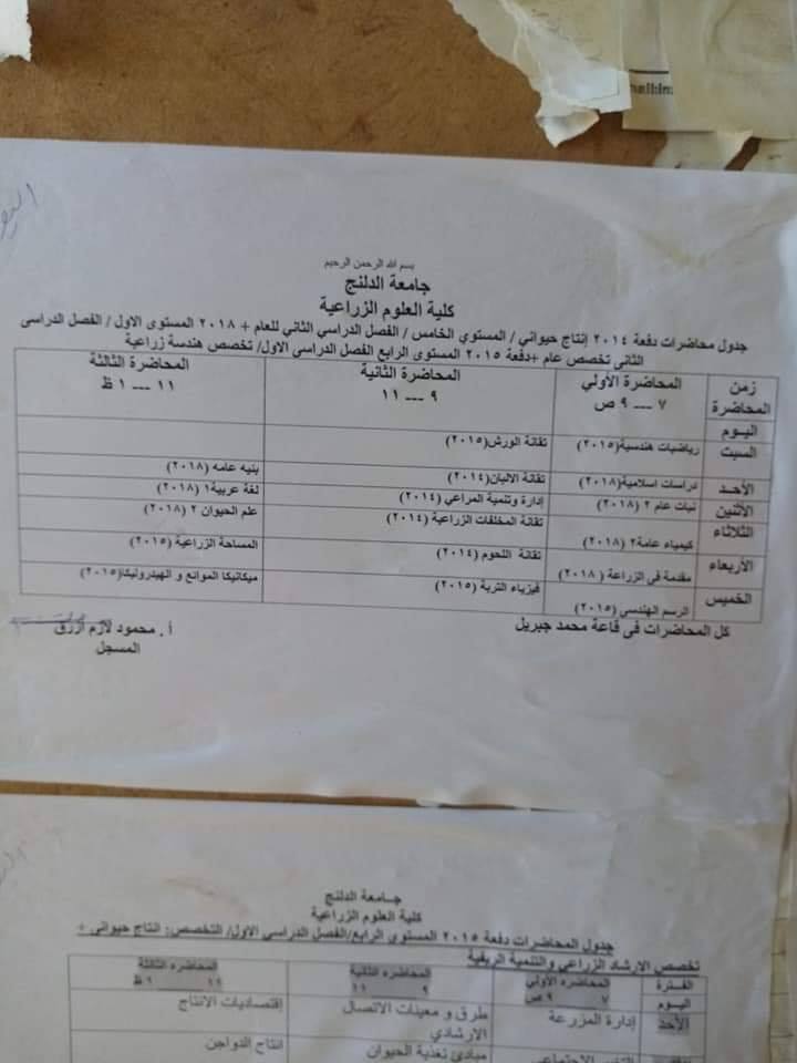 جامعة الدلنج كلية العلوم الزراعية Publications Facebook