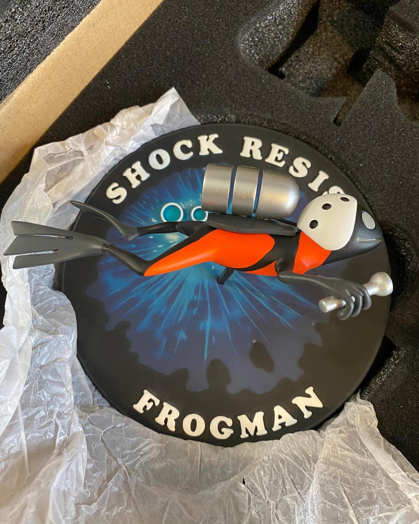 G-shock frogman x kaiyodo collaboration figure . 99%new . 100 