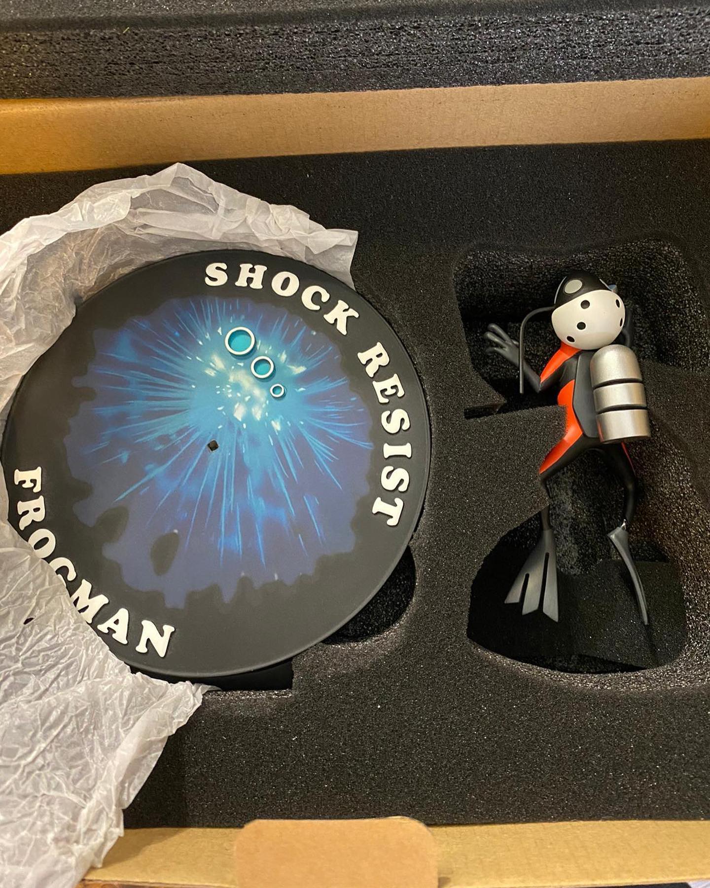 G-shock frogman x kaiyodo collaboration figure . 99%new . 100 