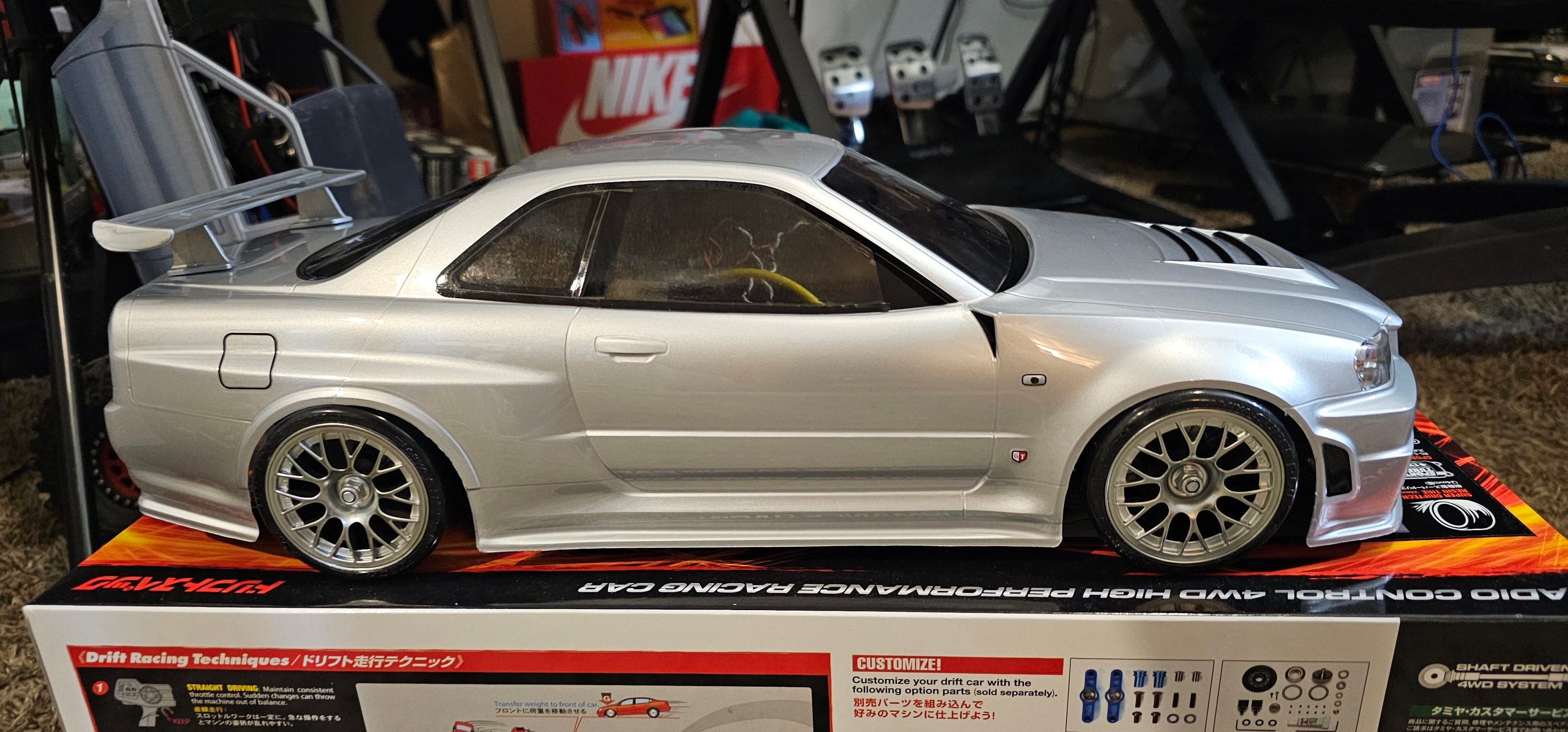Building first RC drift body on TT02D chassis