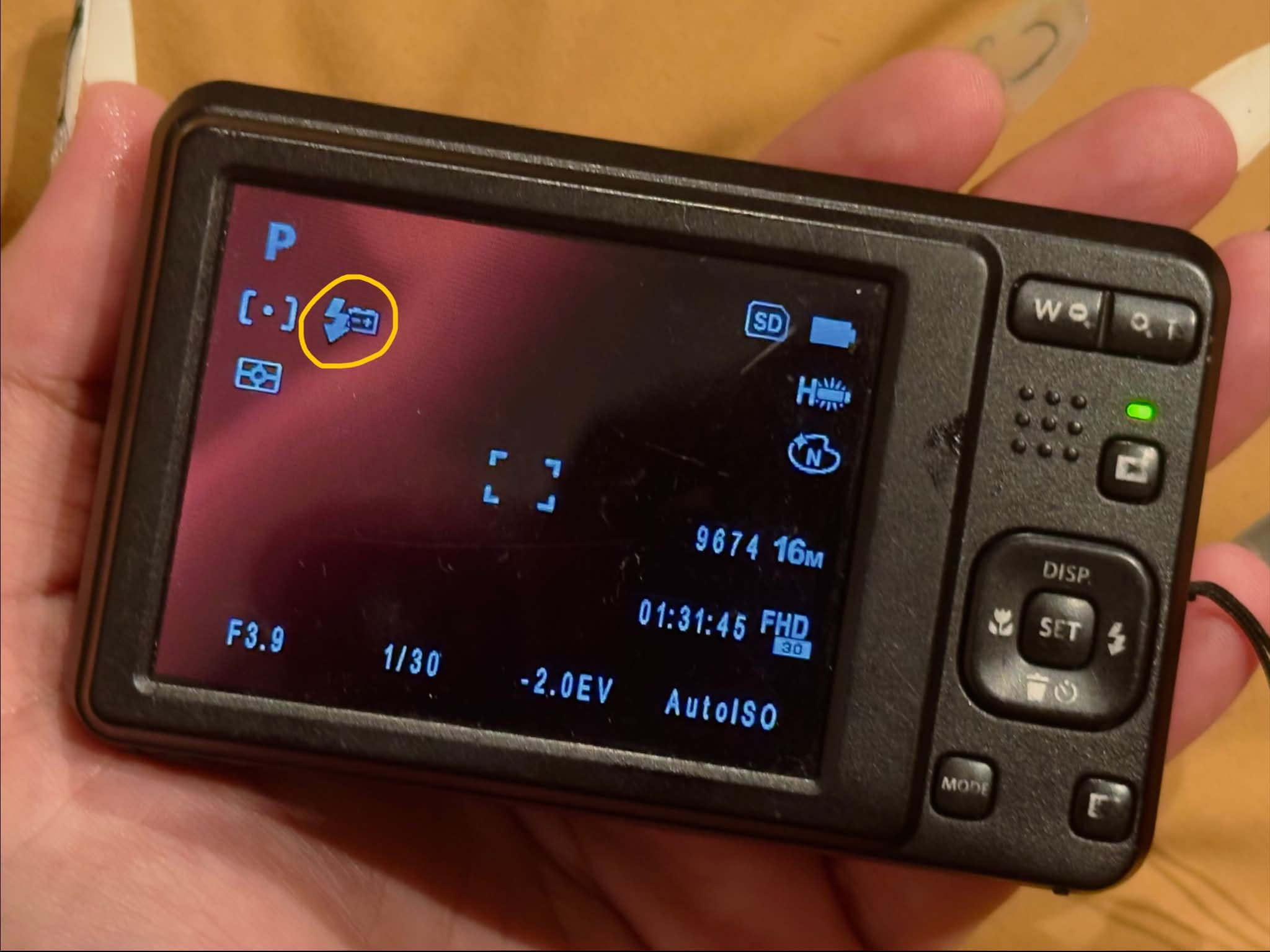 Kodak FZ55 camera settings and flash results